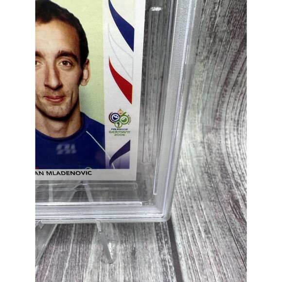 2006 PANINI WORLD CUP GERMANY STICKER #218 DRAGAN MLADENOVIC PSA 6 Ex-nm Serbia - Picture 6 of 10